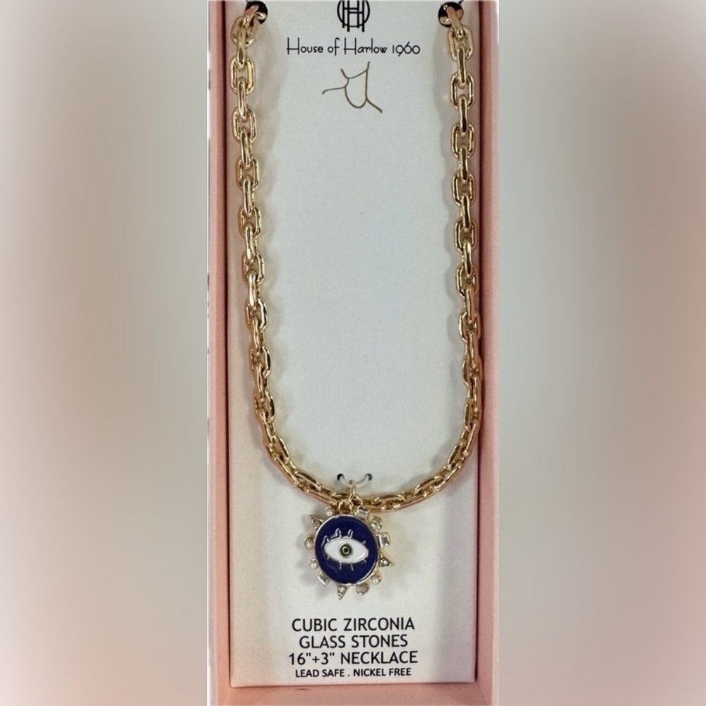 House of Harlow Evil Eye Necklace NWT